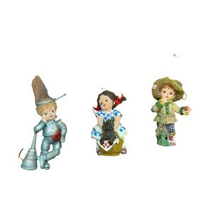 ASHTON-DRAKE HEIRLOOM ORNAMENTS~WIZARD OF Oz~Dorothy,Scarcrow,Tin WoodMan~